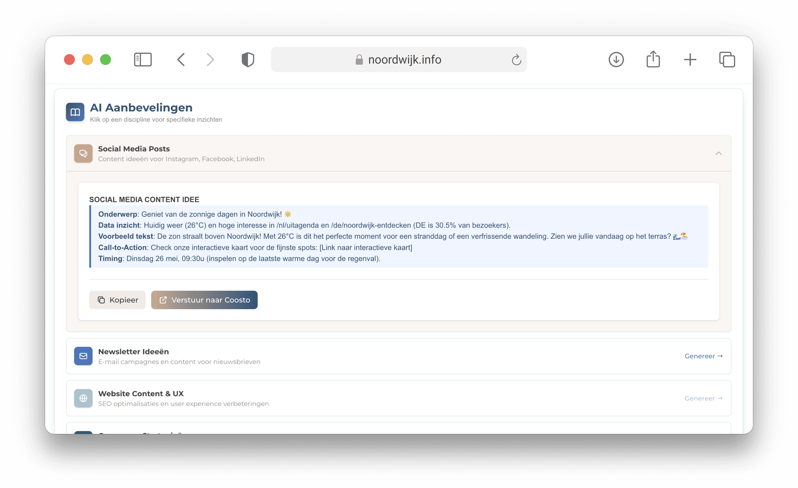 AI insights, split by domain